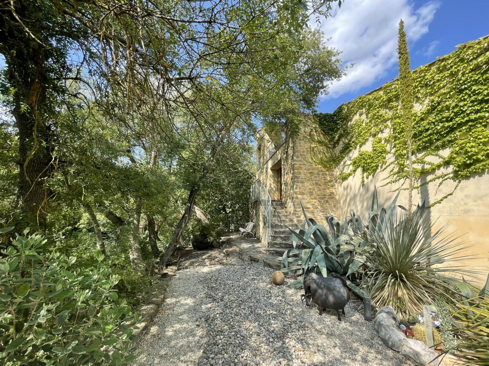 Le Domaine De La Tuilerie - Gite De Charme En Bord De Riviere Avec Piscine Servies-en-Val Dış mekan fotoğraf